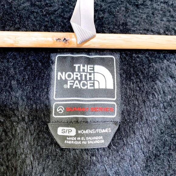 The North Face Summit Series Denali Full Zip Furry Fuzzy Jacket Black Small - Picture 8 of 11